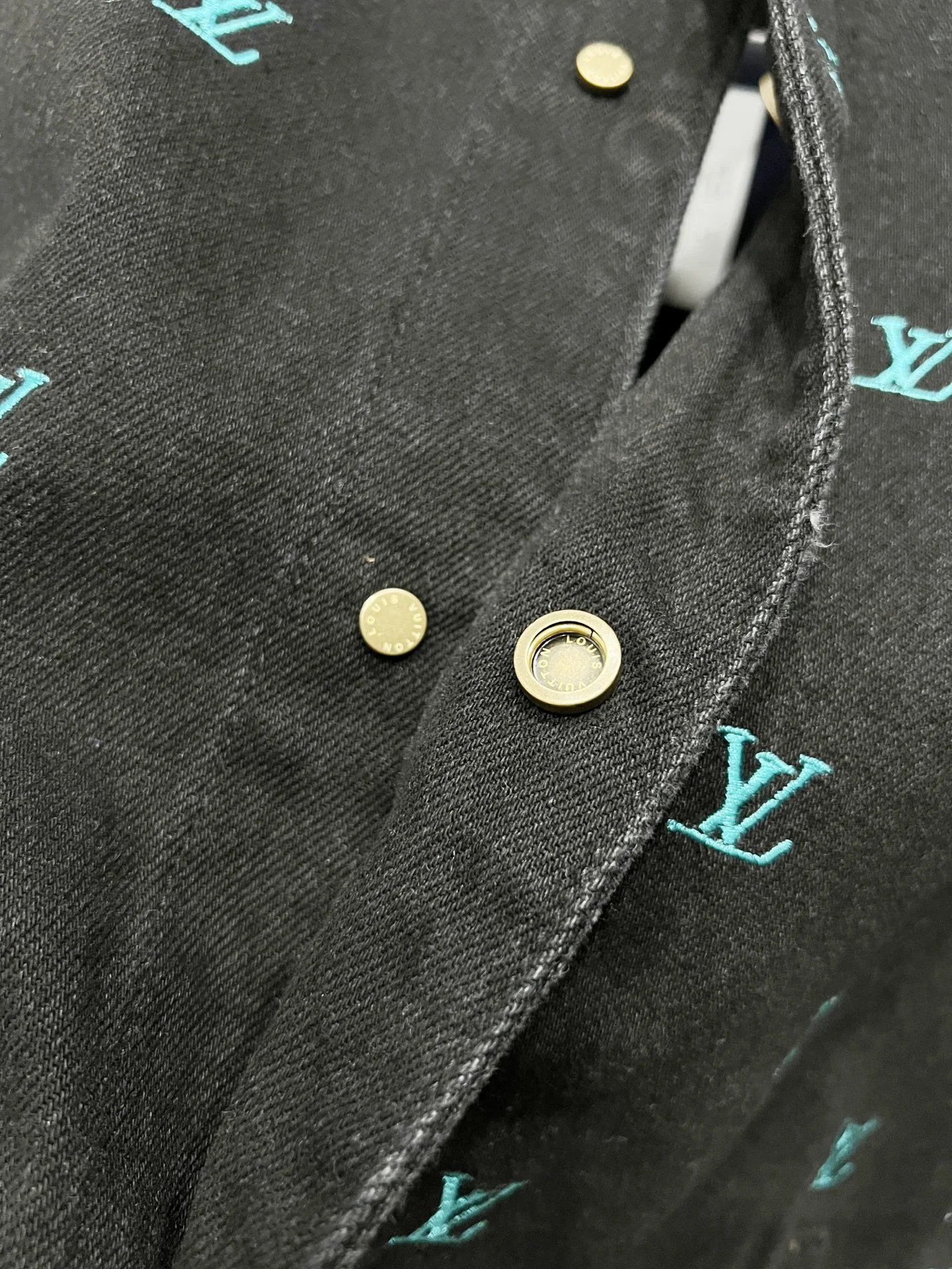 Gradient Embroidered Denim Jacket photo 8