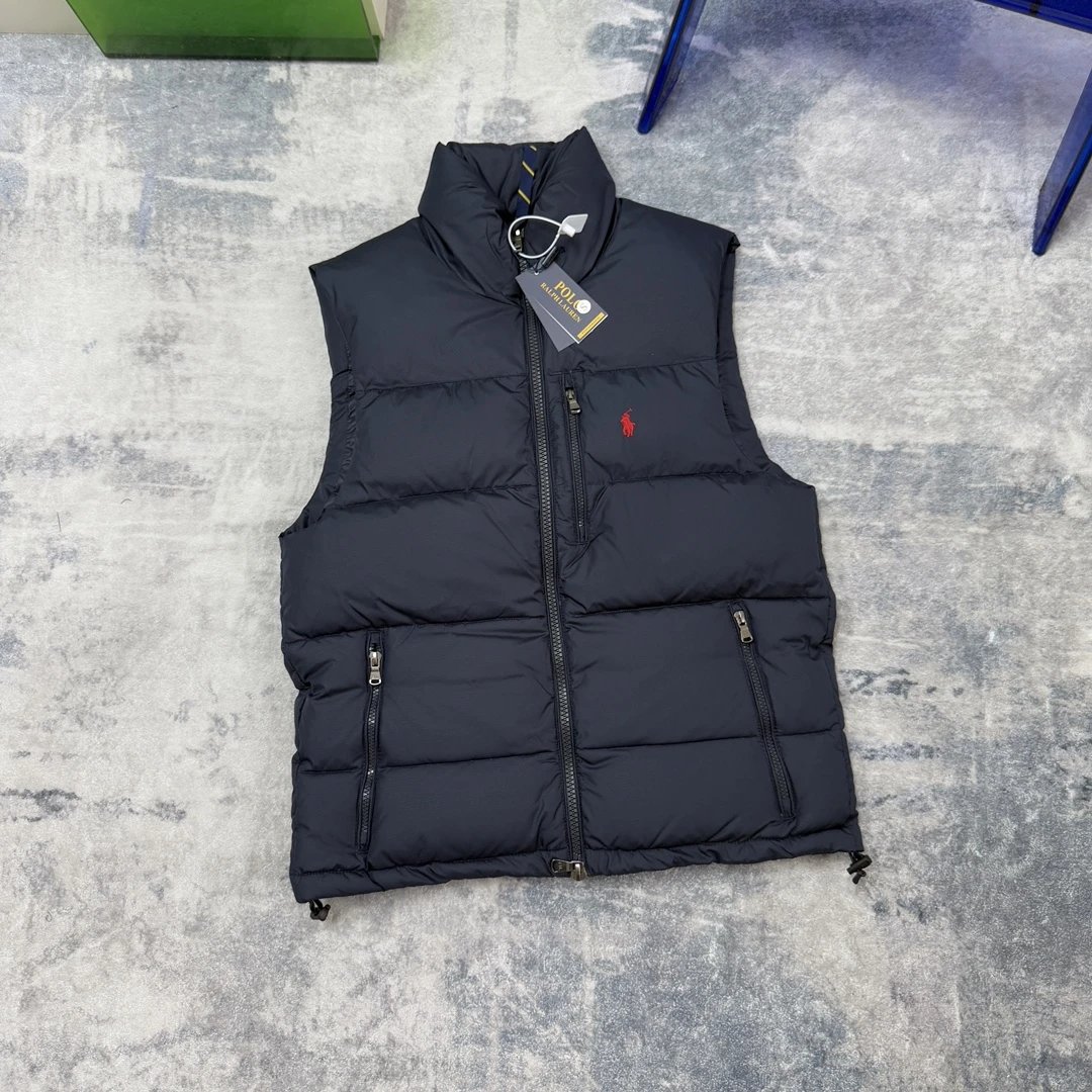 Equestrian Embroidered Down Vest photo 3