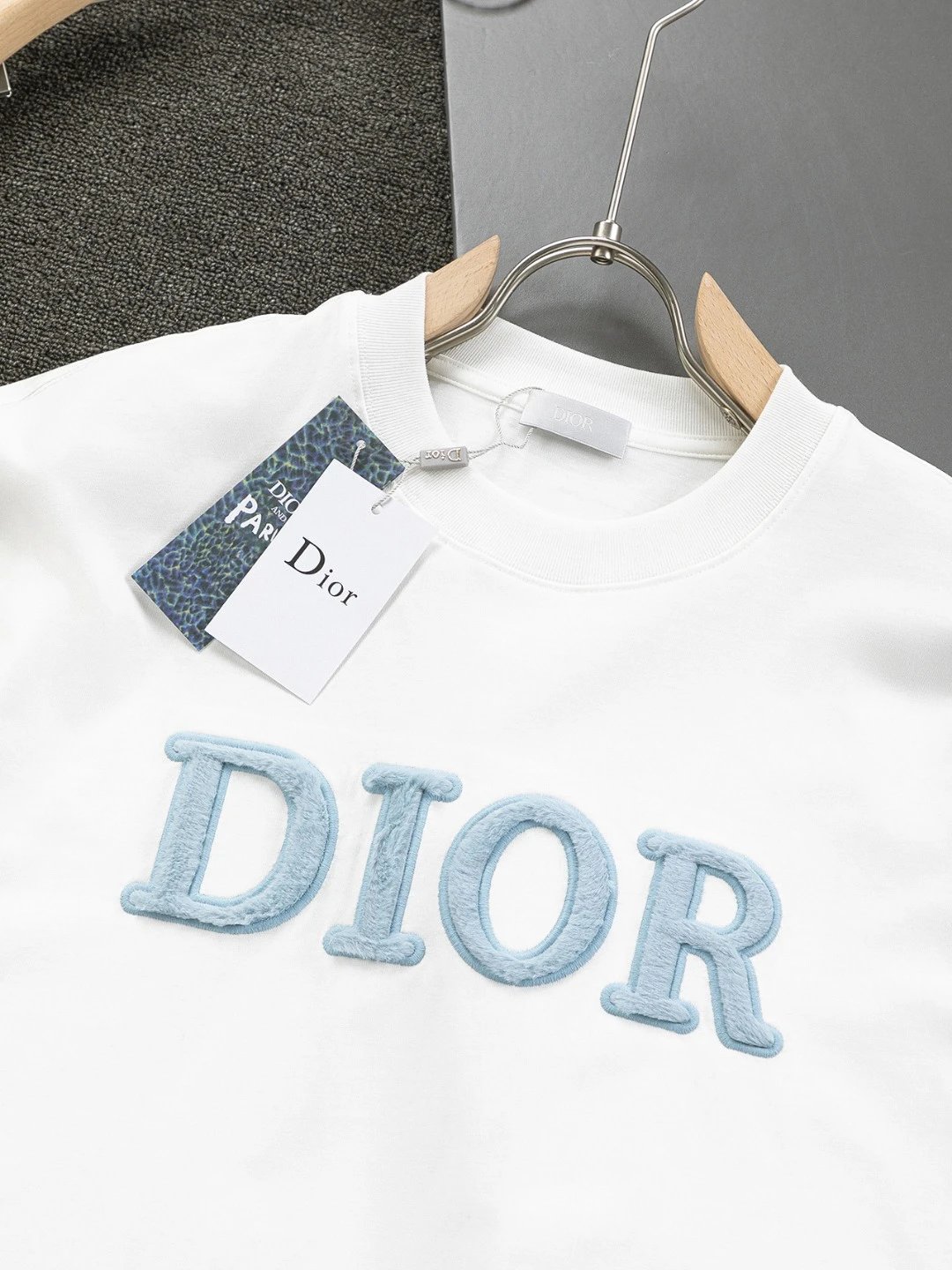 Letter Embroidered T-Shirt photo 6