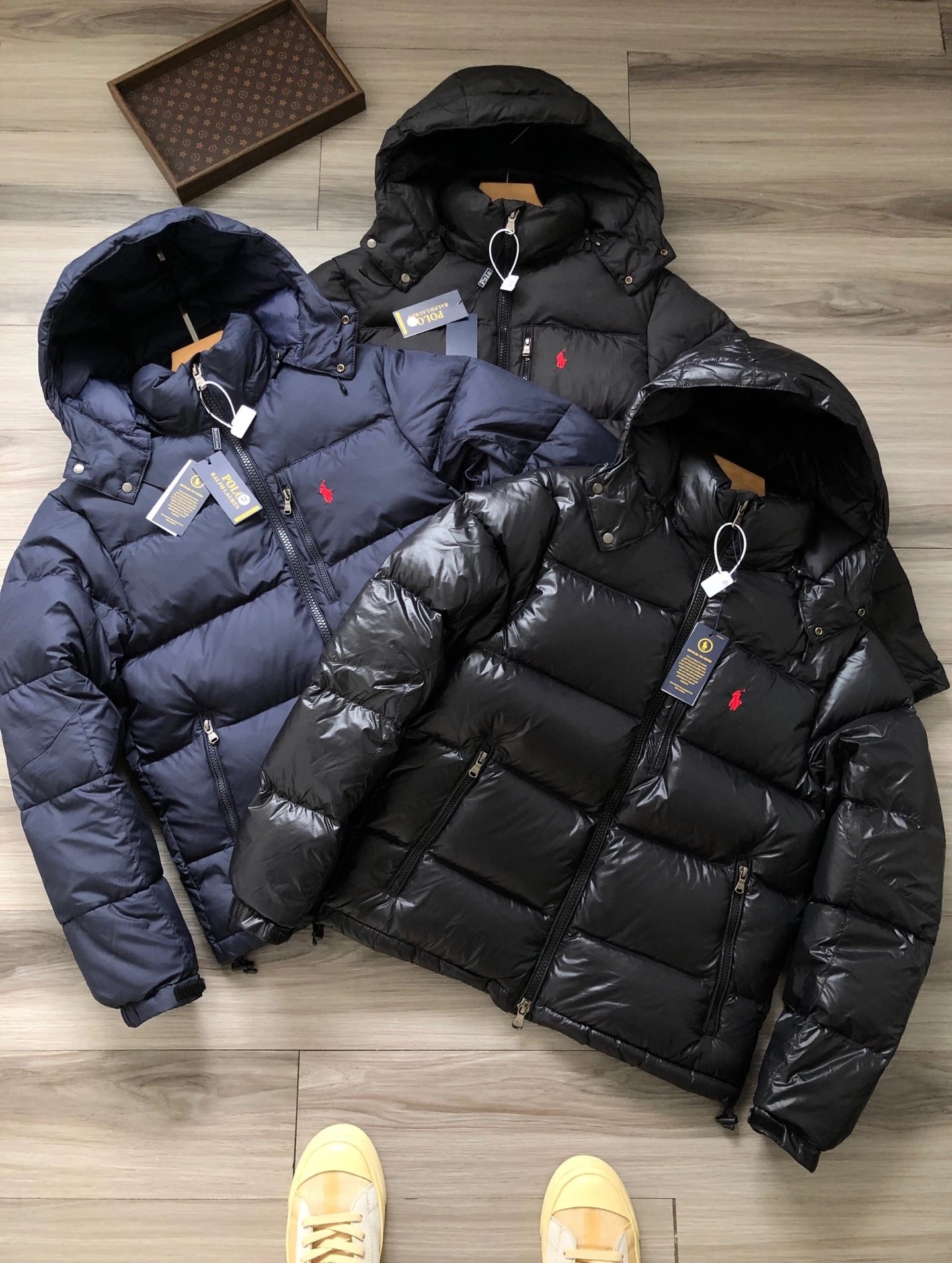 Ralph Lauren Purple Label Down Jacket Black - 4