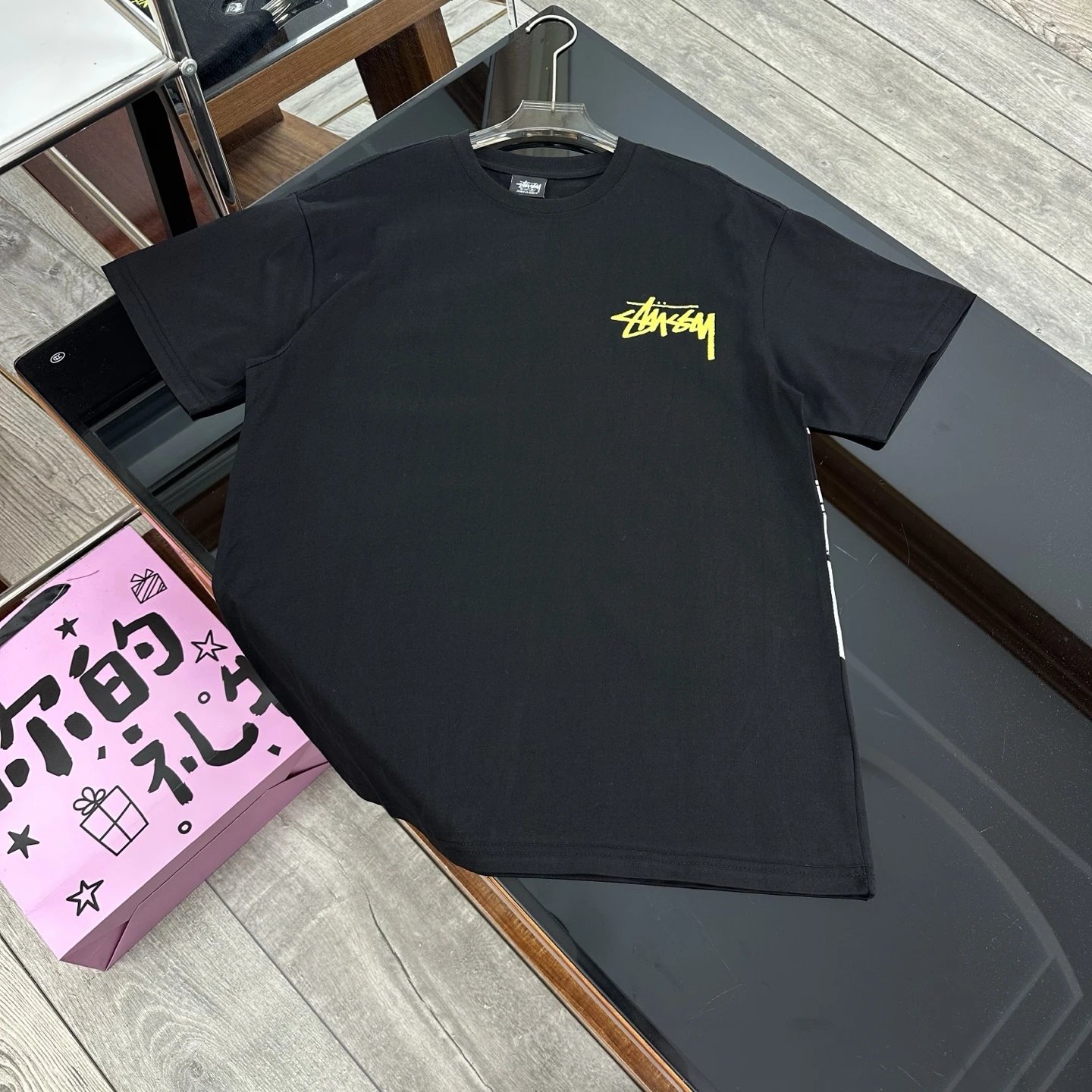 Stussy Car Print Short Sleeve T-Shirt photo 5