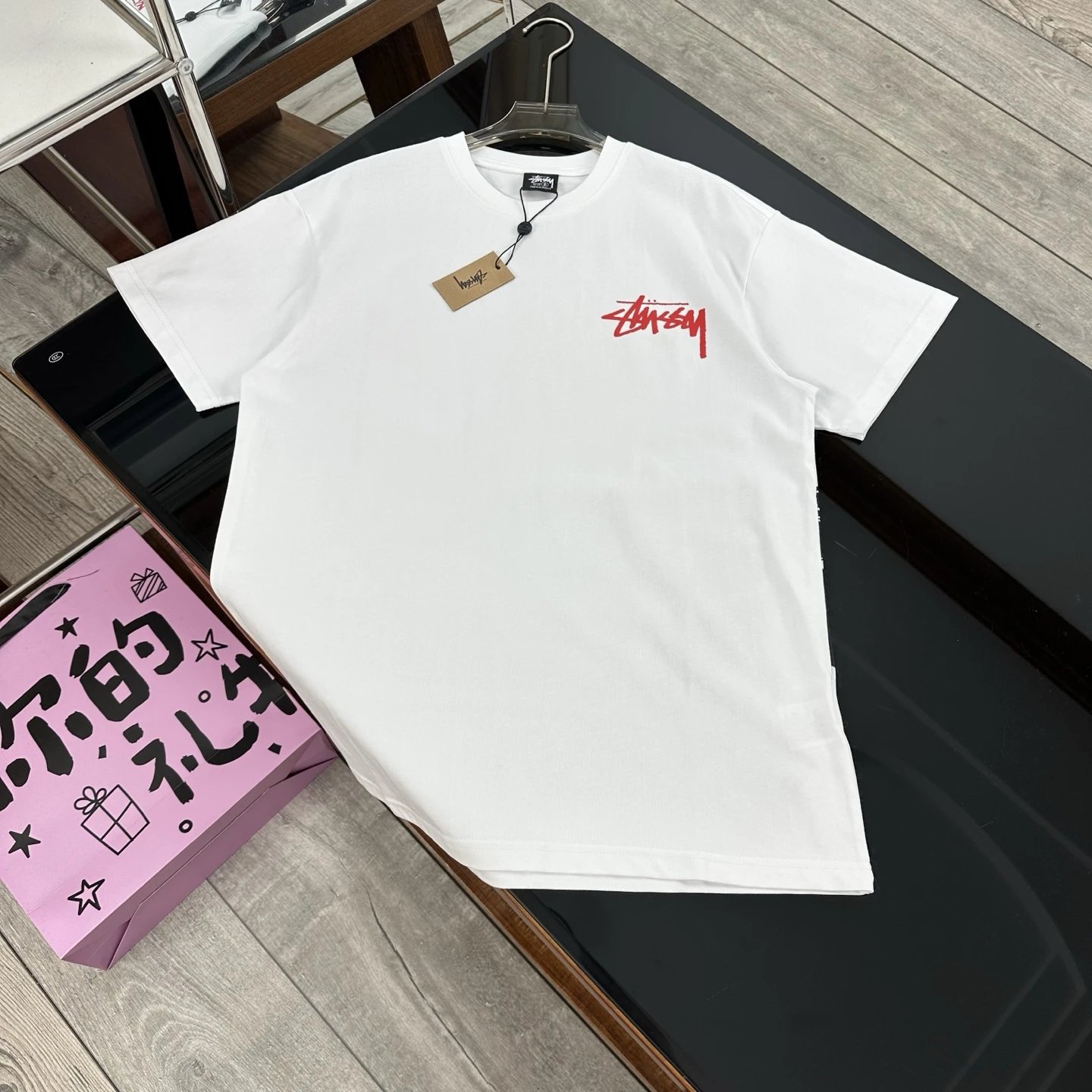 Stussy Car Print Short Sleeve T-Shirt photo 4