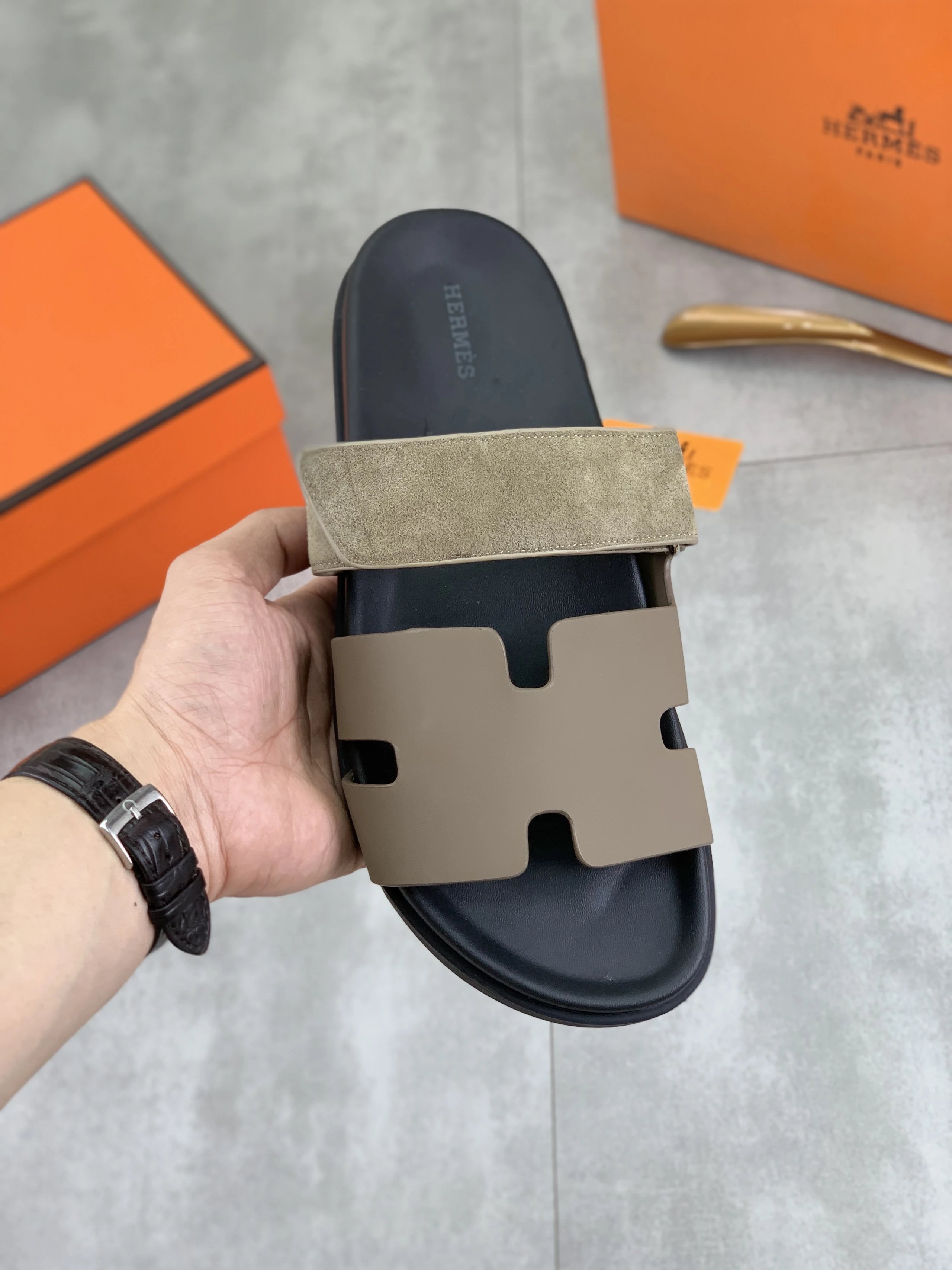 Premium Slip-On Sandals with Rubber Sole photo 2