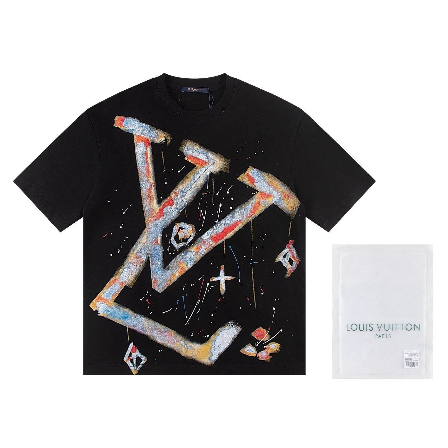 Ink Splash Print Short Sleeve photo 5