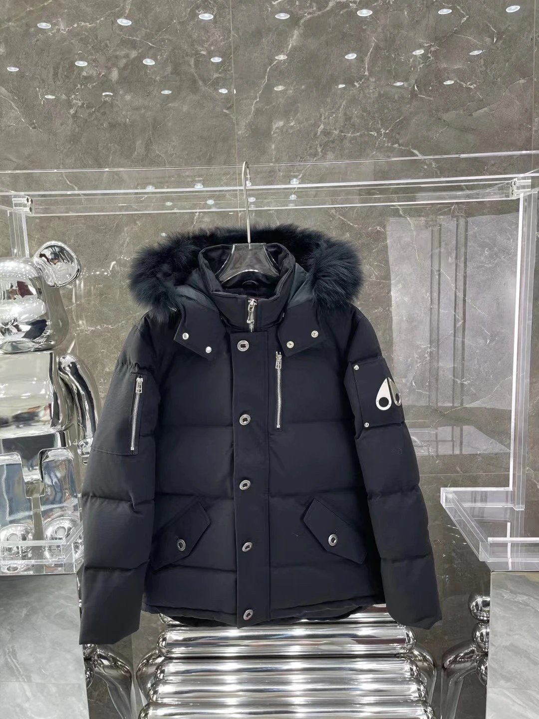 Scissors 06 Hooded Down Jacket