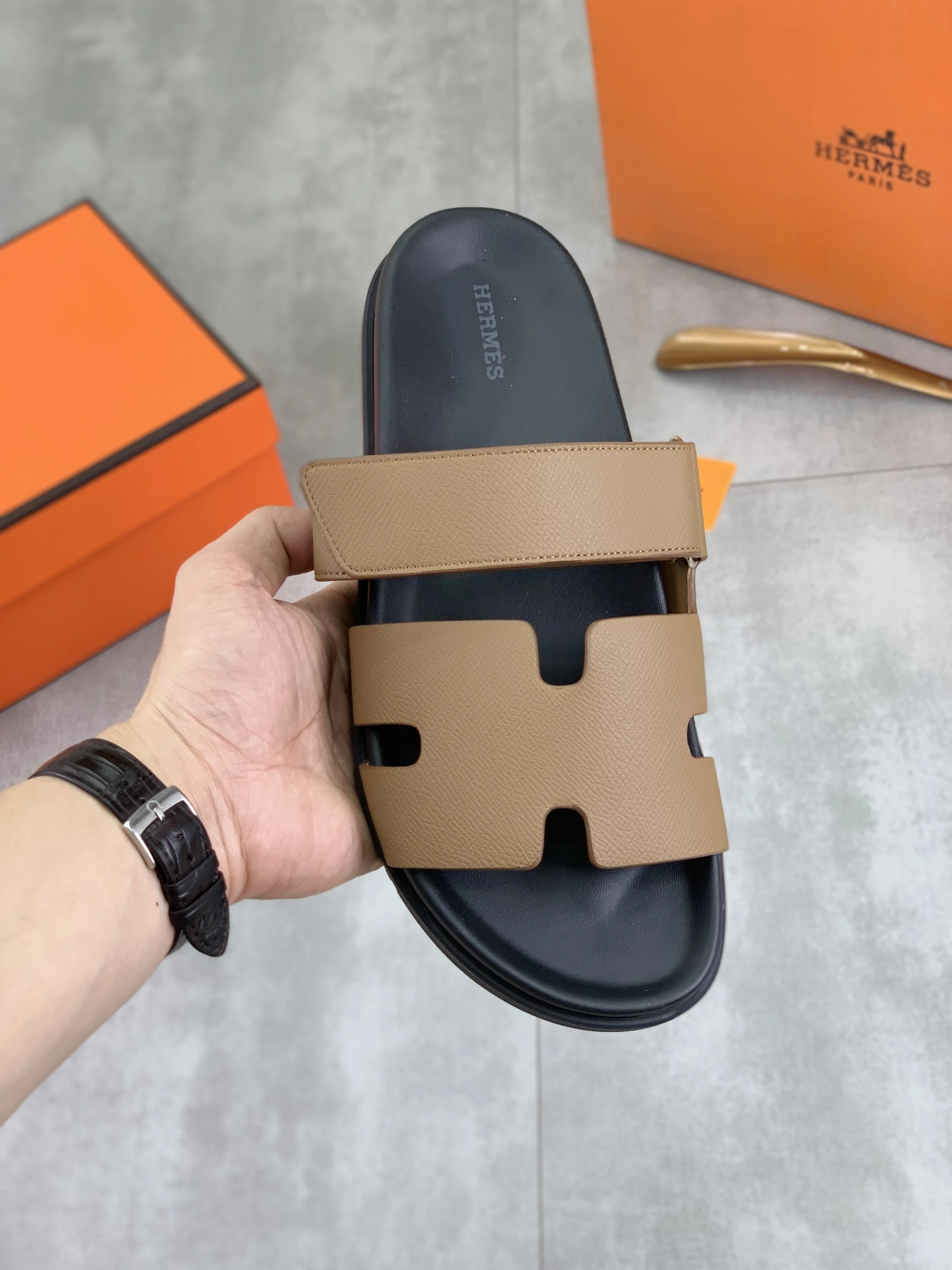 Premium Slip-On Sandals with Rubber Sole photo 7