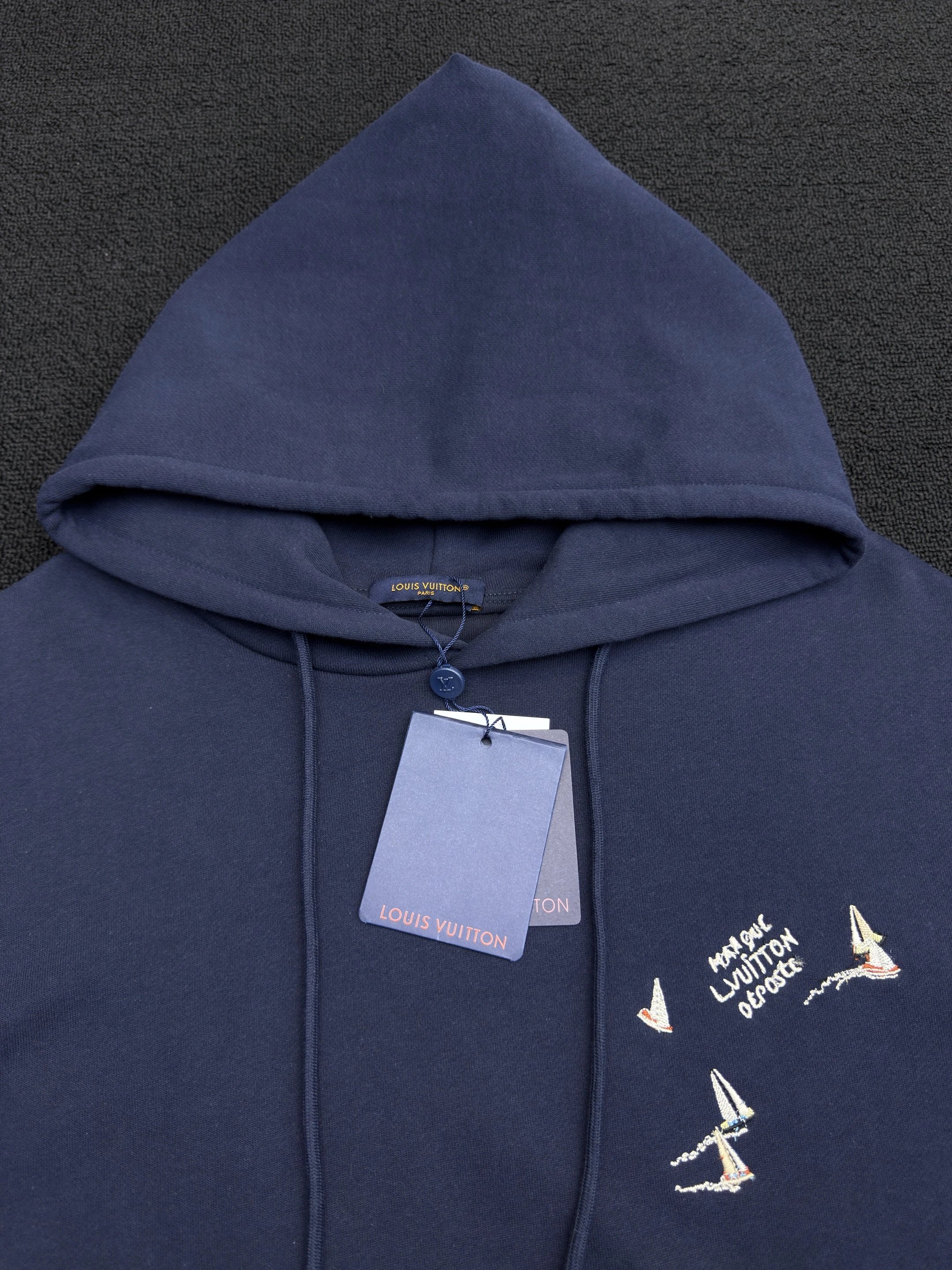 Embroidered Sailboat Hoodie photo 7