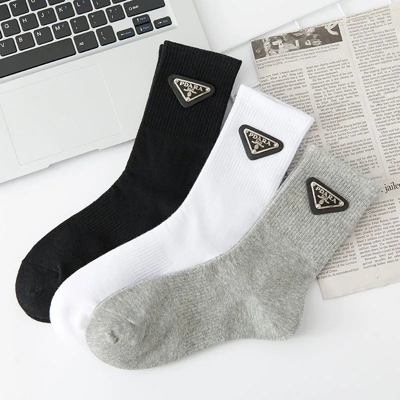 Triangle Pure Cotton Thick Warm Socks photo 2
