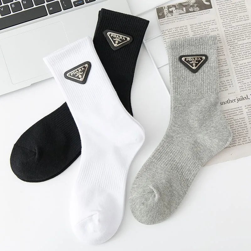 Triangle Pure Cotton Thick Warm Socks photo 3
