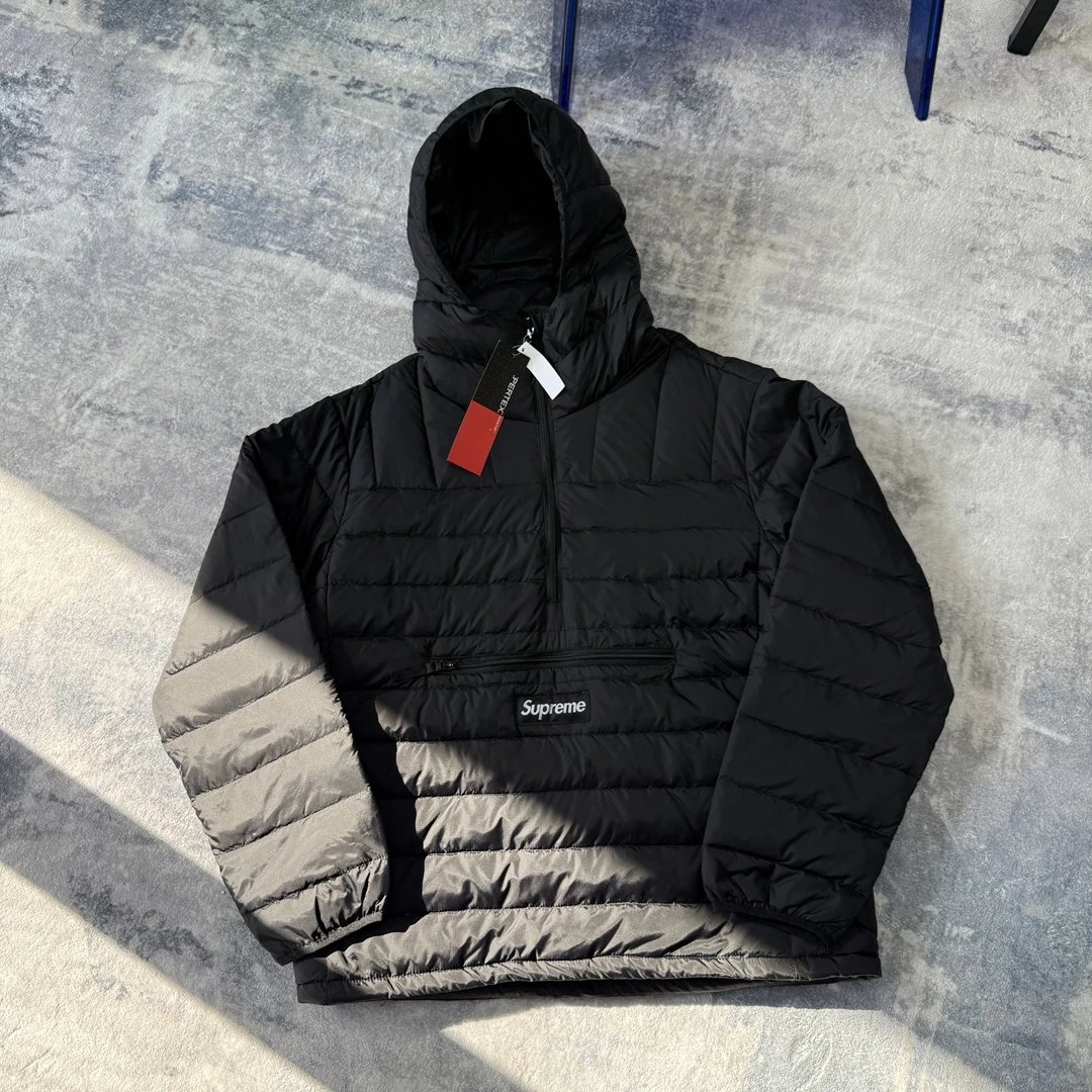 FW25 WEEK6 Woven Badge Half-Zip Down Jacket photo 2
