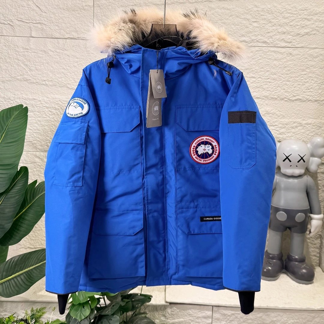 Canada Goose 08 Long Down Parka with Real Wolf Fur photo 5
