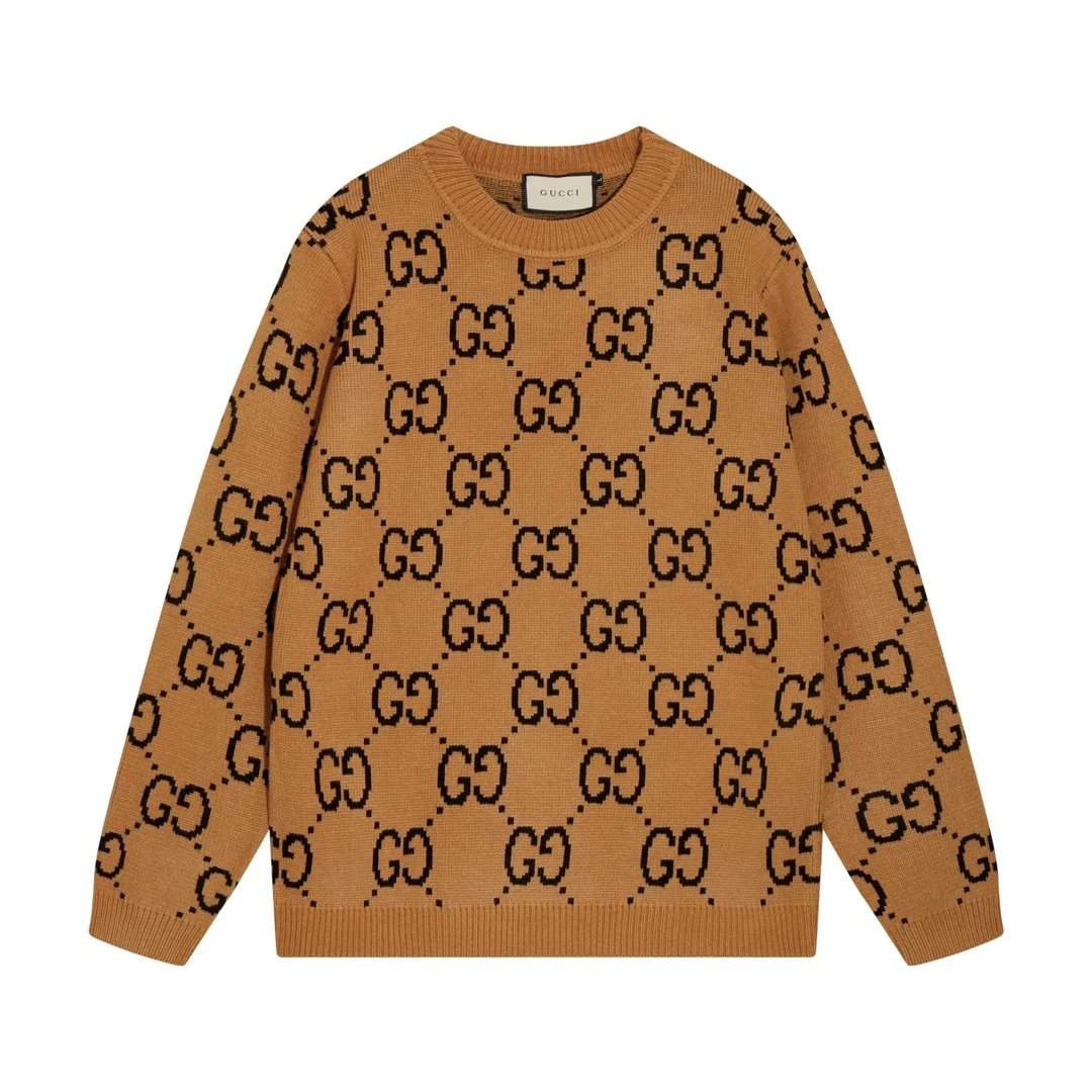 Jacquard Crew Neck Long Sleeve Sweater photo 8
