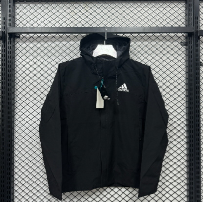 Adidas Windbreaker Black Outerwear - 20