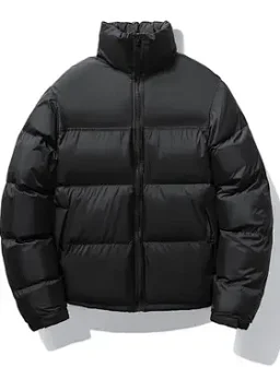 thumbnail for Black Hooded Down Jacket 1184987-126A