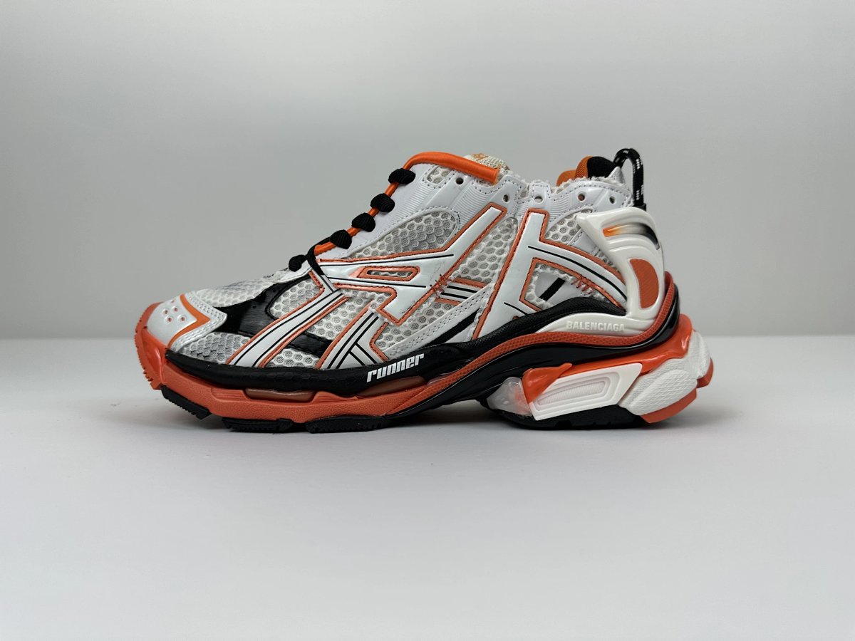Balenciaga Runner Silver Navy Yellow Sneakers Chunky Sneakers product detail 15 in Litbuy spreadsheet finds