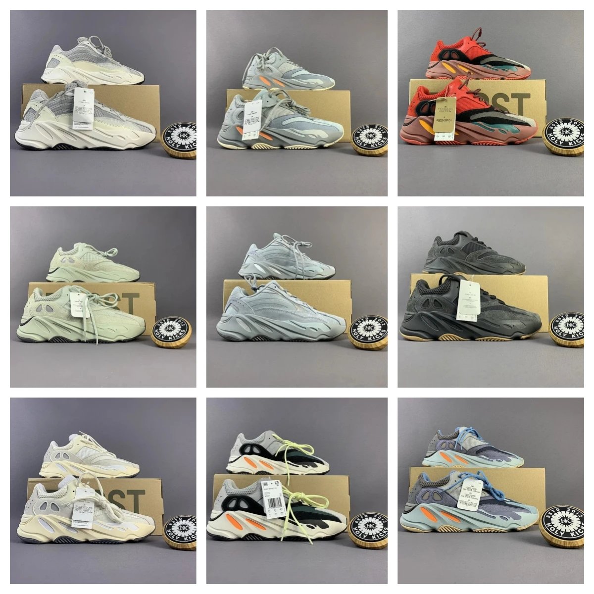 Adidas Yeezy Boost 700 MNVN 'Orange' Chunky Sneakers - 3