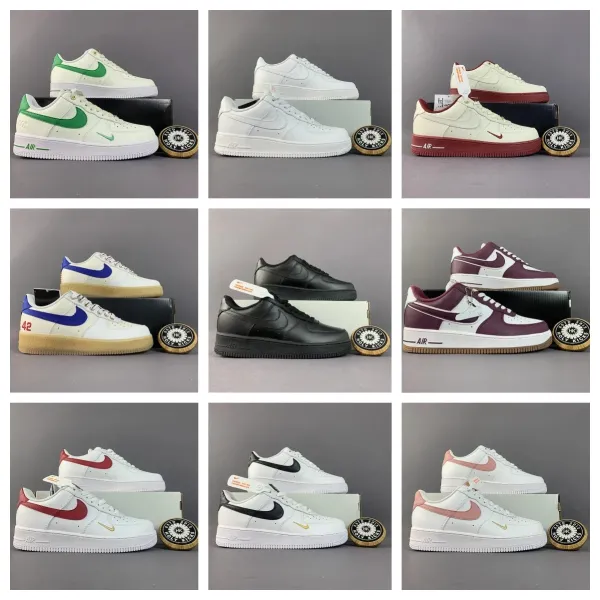 Nike Air Force 1 Low '40th Anniversary' White/Black Sneakers - 3