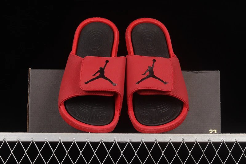 Air Jordan Hydro 7 Black Silver Slide Sandals - 11