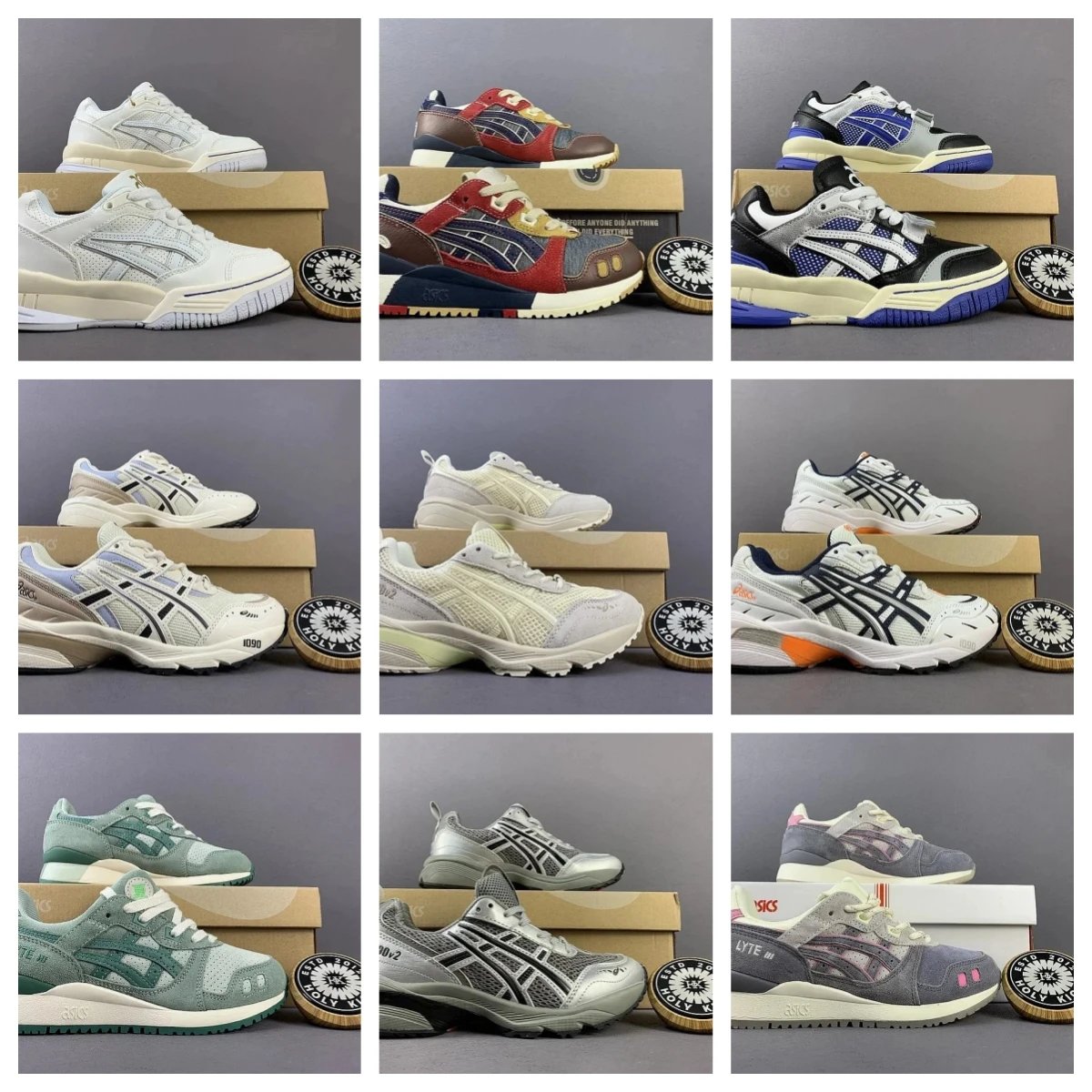 Asics Gel-Blur 3 White Light Blue Sneakers - 3