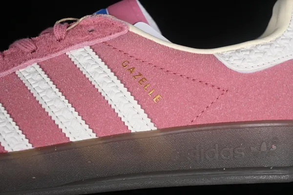 Adidas Gazelle Beige Navy Burgundy Sneakers - 22