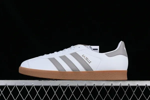 Adidas Gazelle Beige Navy Burgundy Sneakers - 17