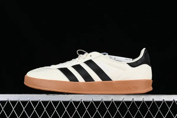Adidas Gazelle Beige Navy Burgundy Sneakers - 16