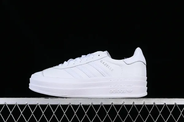 Adidas Gazelle Platform Pink Suede Sneakers - 8
