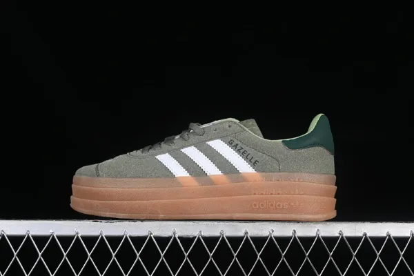 Adidas Gazelle Platform Pink Suede Sneakers - 4