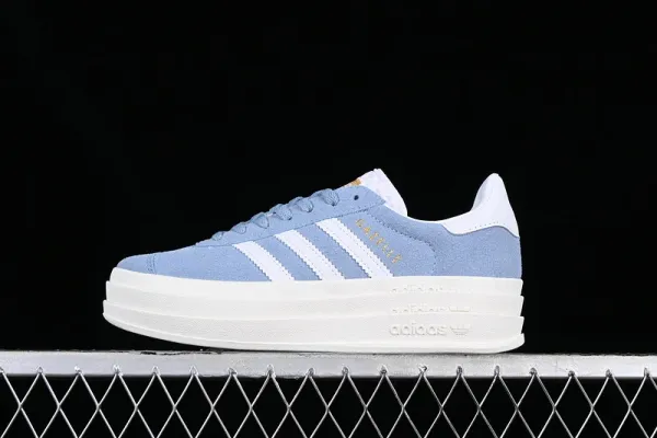 Adidas Gazelle Platform Pink Suede Sneakers - 7