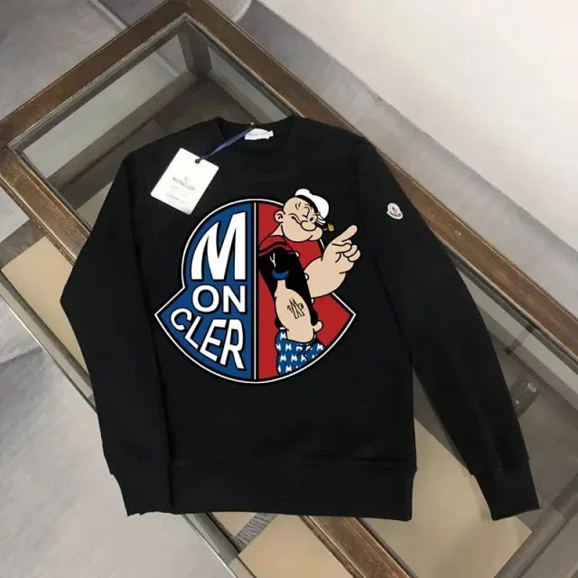 Moncler Hoodies & Sweatshirts Logo Print Zip and Crewneck product detail image 22