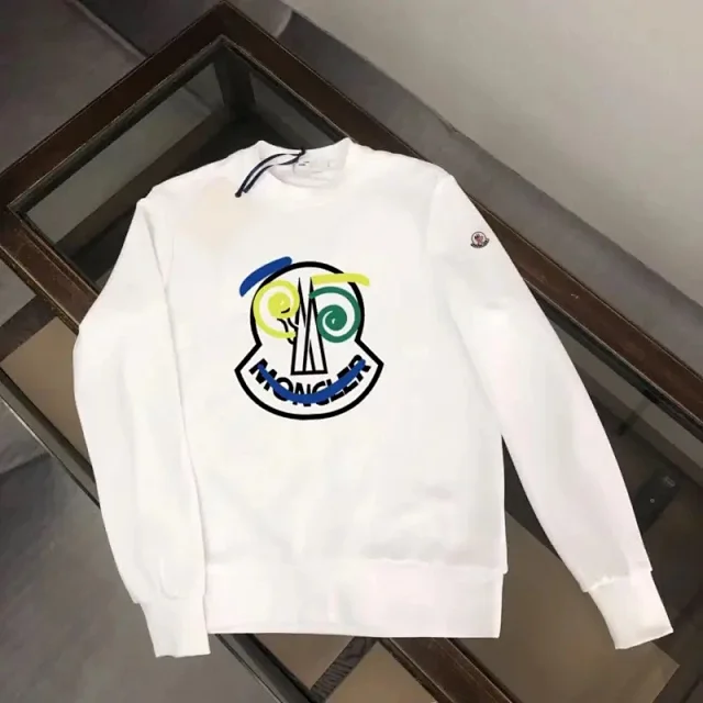 Moncler Hoodies & Sweatshirts Logo Print Zip and Crewneck product detail image 19