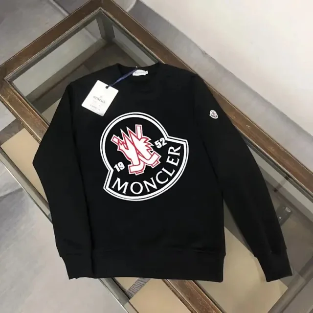 Moncler Hoodies & Sweatshirts Logo Print Zip and Crewneck product detail image 13