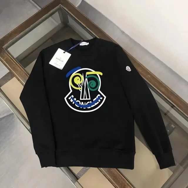 Moncler Hoodies & Sweatshirts Logo Print Zip and Crewneck product detail image 16