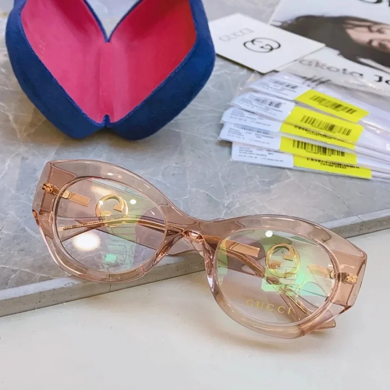 Gucci GG Marmont Eyewear in Peach Frame Pink