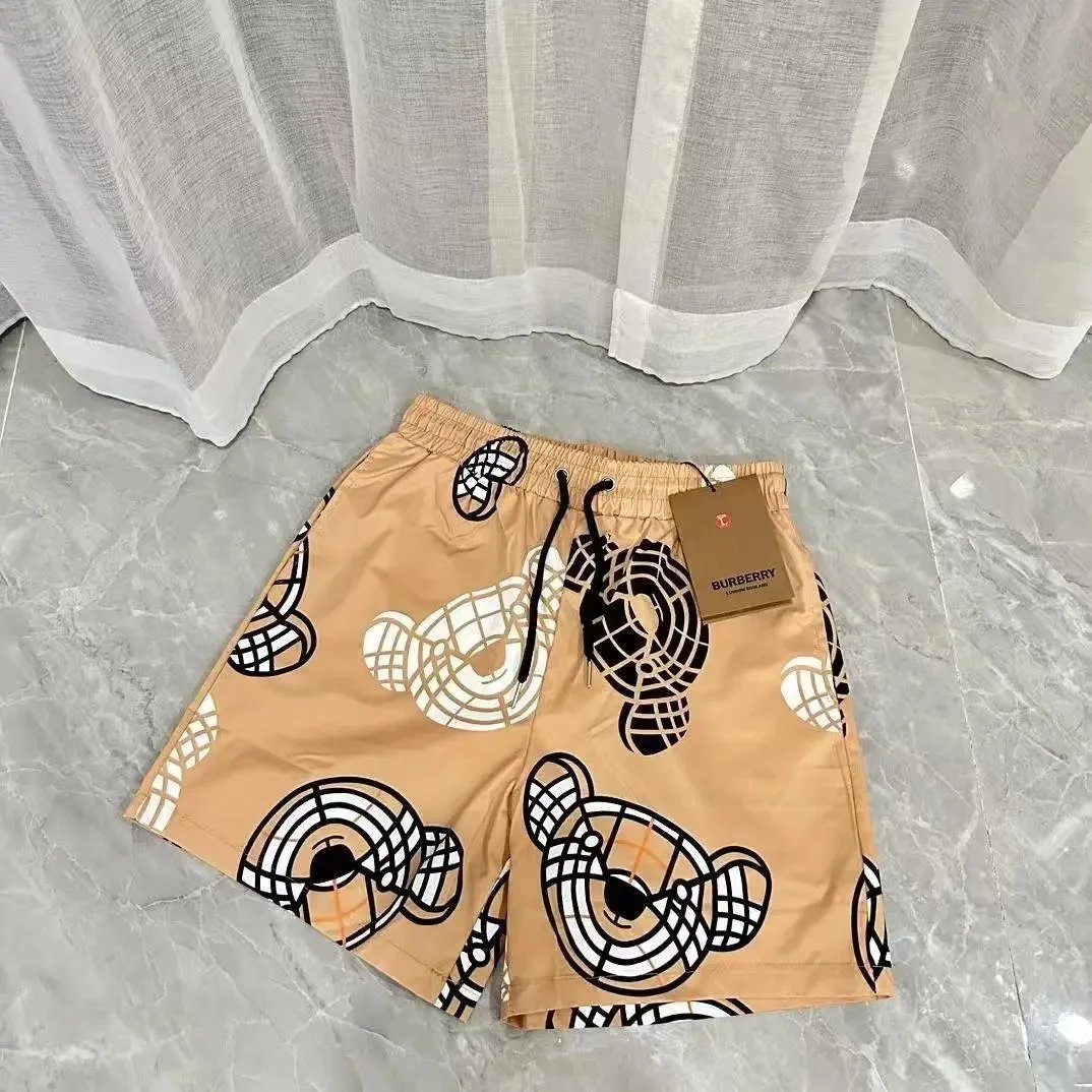 Burberry Swimwear Check-pattern drawstring swim shorts image 9