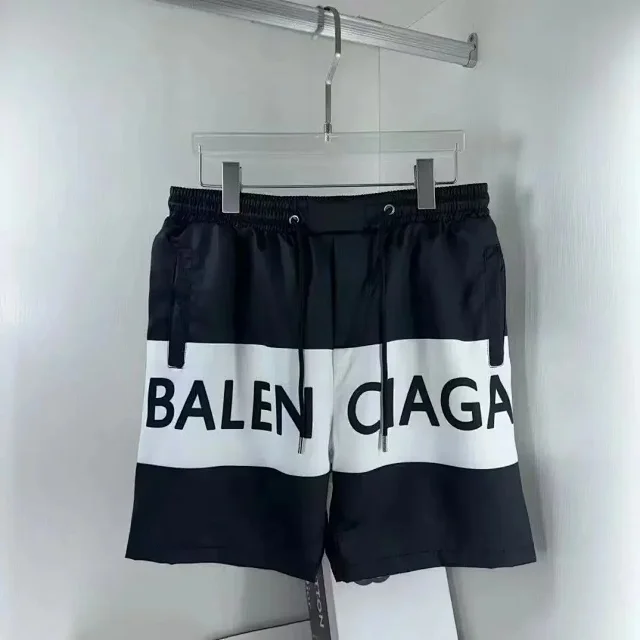 Burberry Swimwear Check-pattern drawstring swim shorts product detail image 11