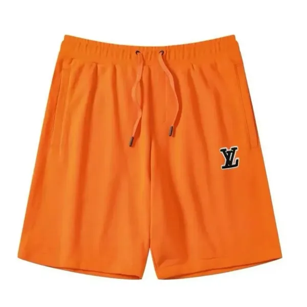 Louis Vuitton Monogram Embroidered Shorts Orange - 1