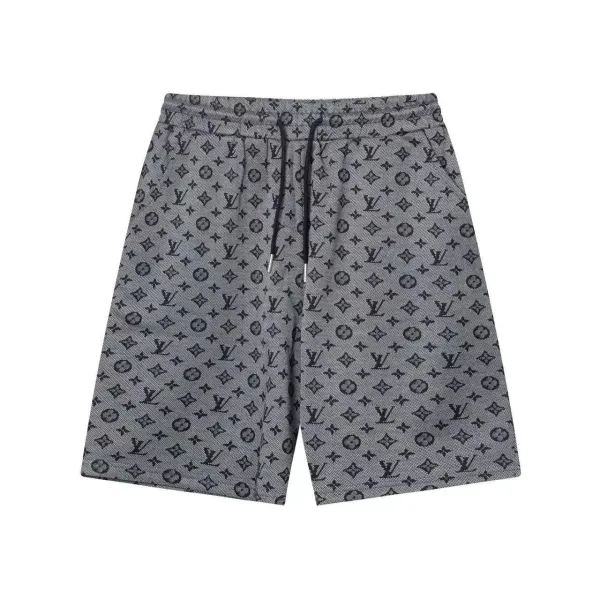 Louis Vuitton Monogram Denim Shorts Gray - 1