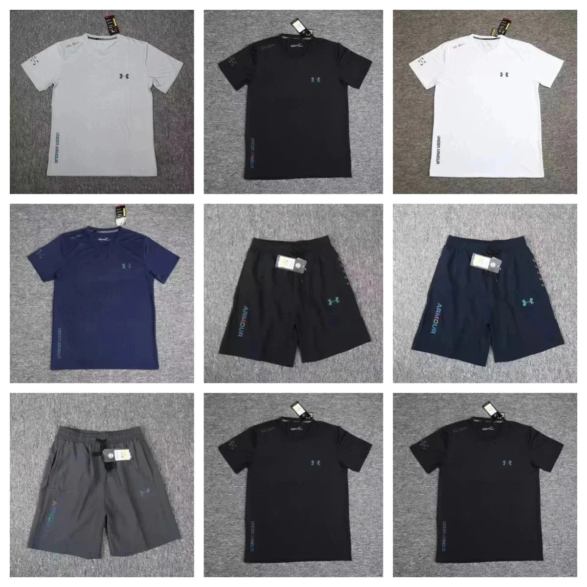 Under Armor/gymshark short sleeves and shorts/ t-shirt/Vest