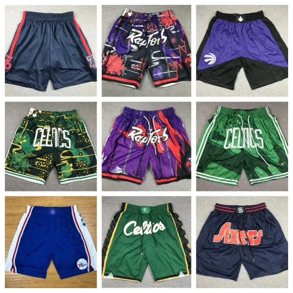 Philadelphia 76ers x Streetwear Collaboration 'Cherry Blossom' Basketball Shorts - 3