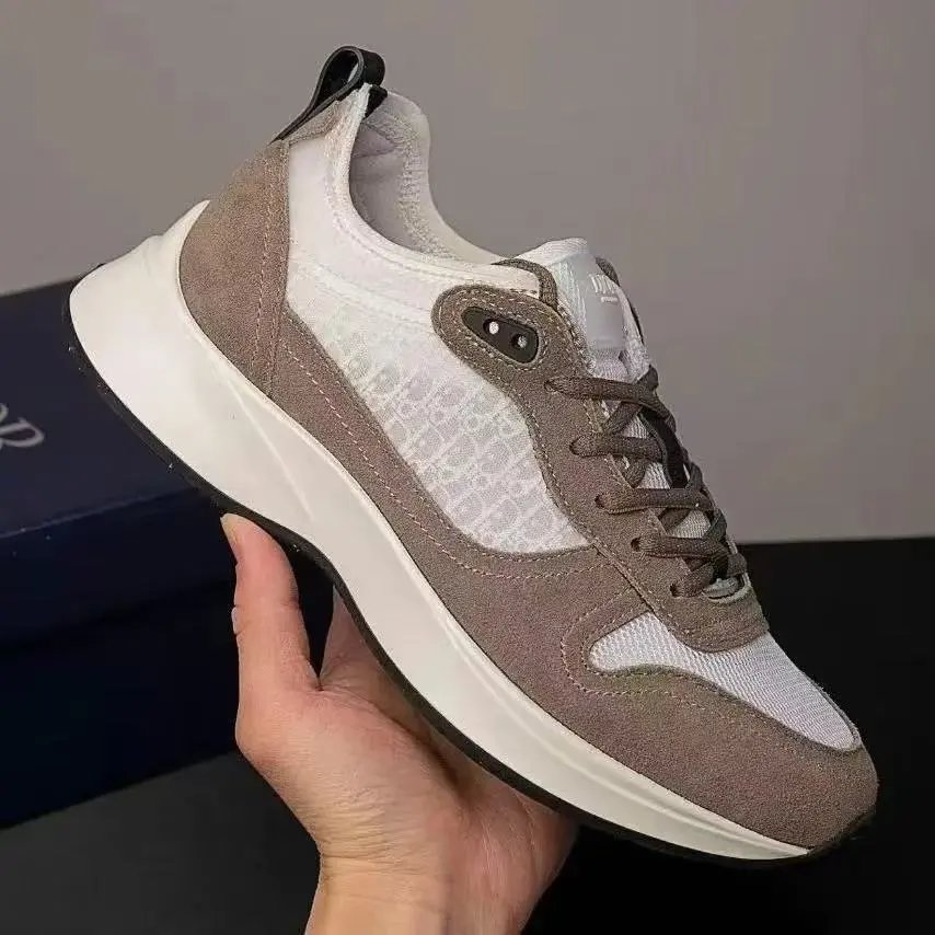 Dior Sneakers Low-Top Monogram Panel — 005