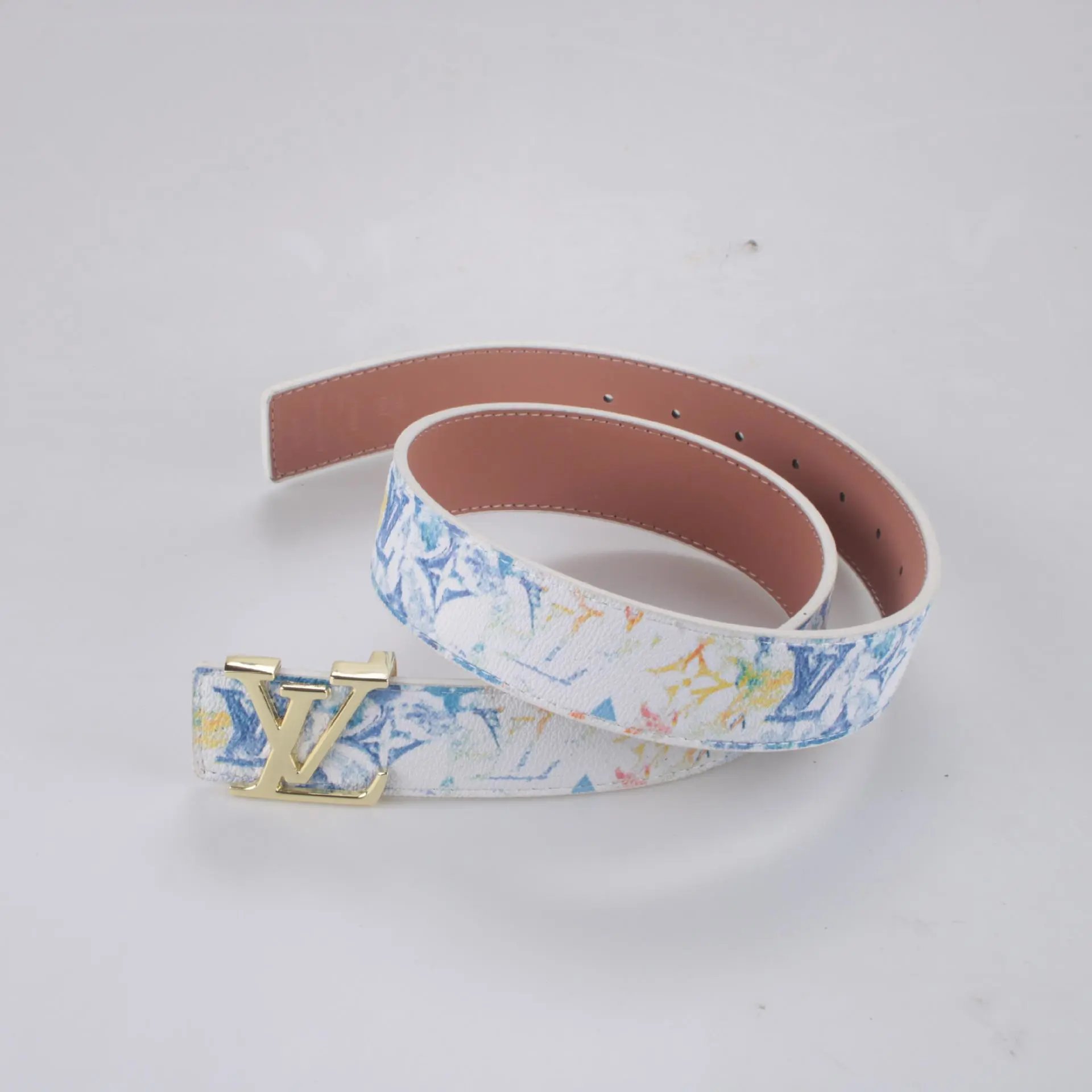 Graffiti Gold Buckle