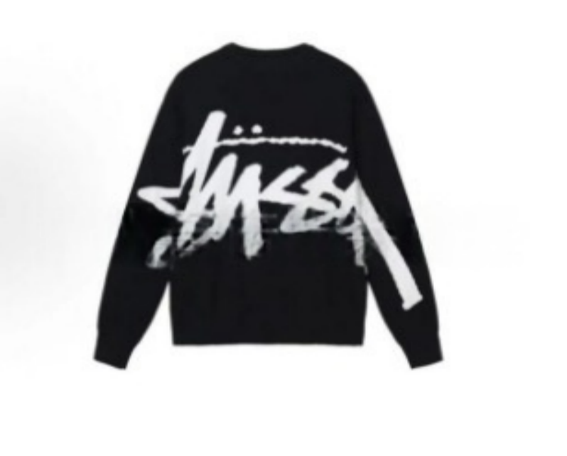 Letter Print Knit Sweater photo 5
