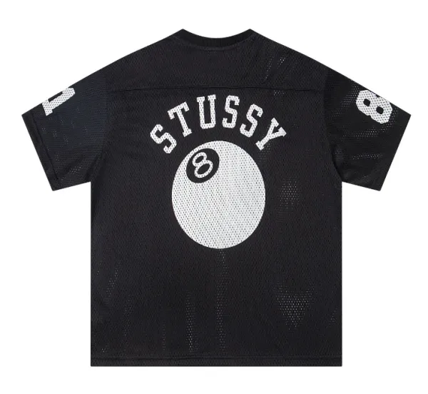 Stussy 8-Ball Mesh Jersey Black - 1
