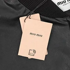 Miu Miu Fleece-Lined Wool Blend Jacket Beige Outerwear - 3