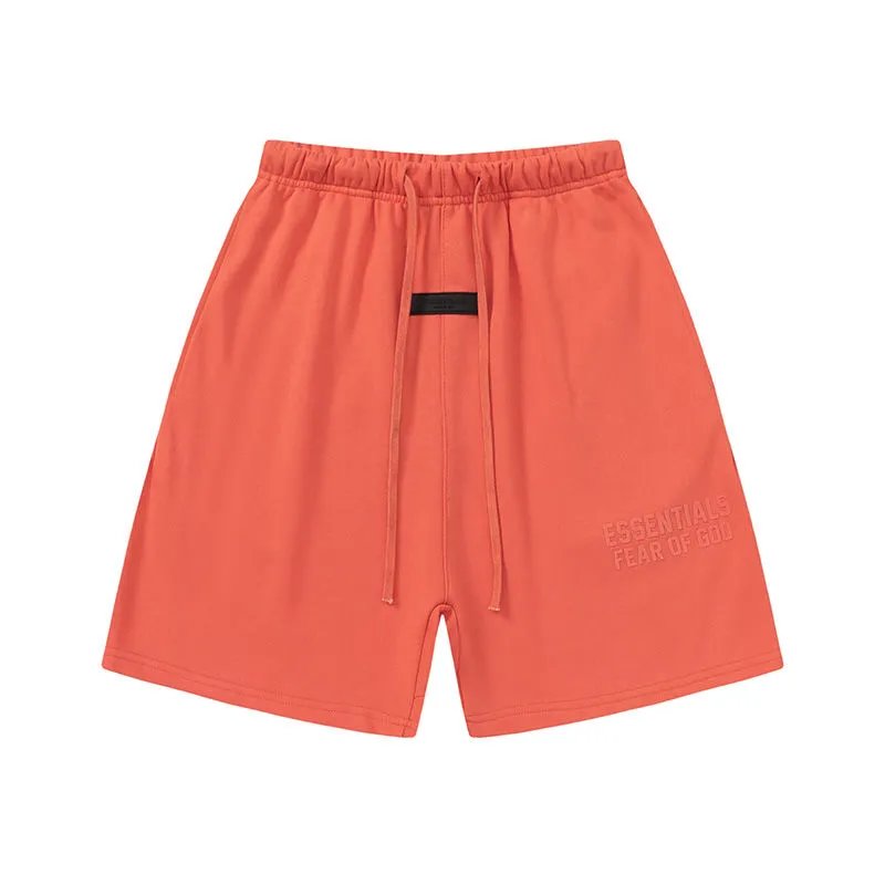 Fear of God Fear of God Essentials Orange Drawstring Shorts Orange