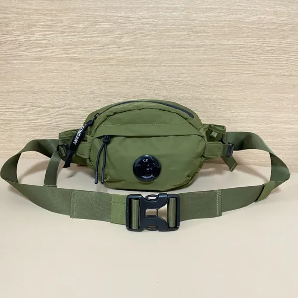 C.P. Company Goggle Waist Bag Army Green Belt Bag - 1