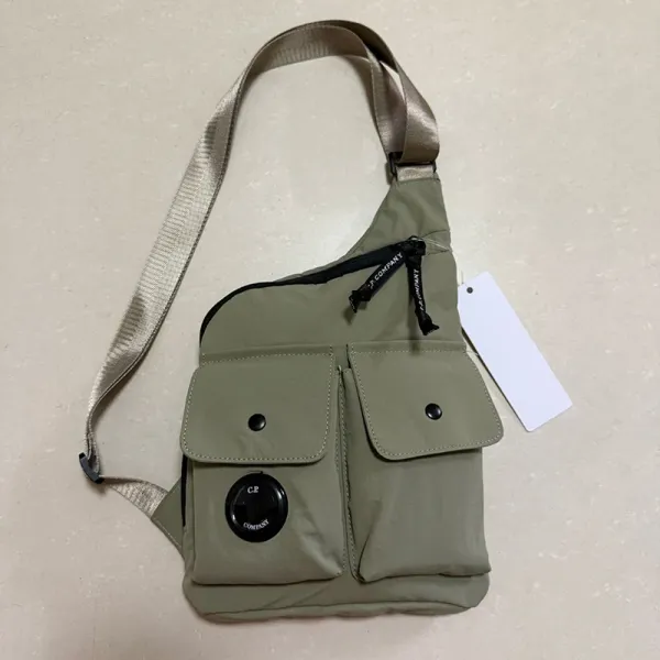 C.P. Company Goggle Pocket Crossbody Bag Olive Green - 1