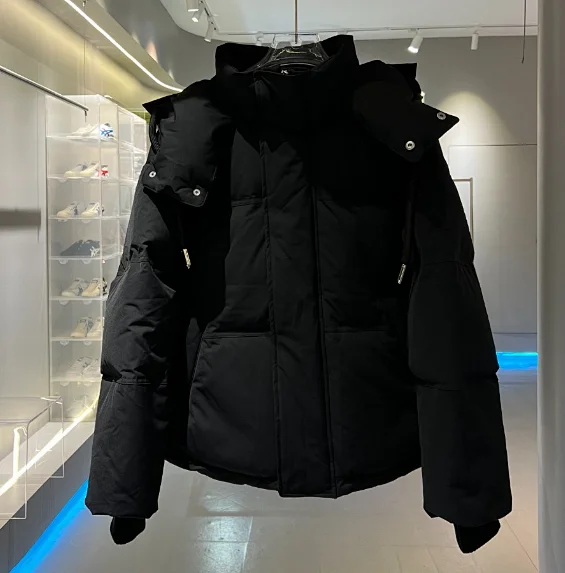 Unbranded Down Jackets Hooded Puffer Jacket with Detachable Hood product detail image 5