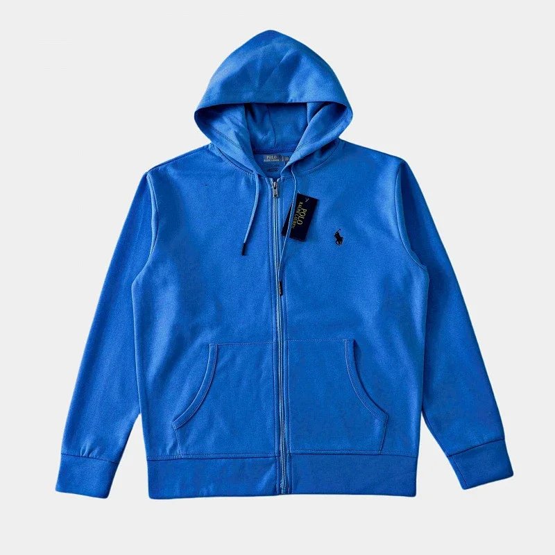 Zip-up Sweatshirt - Blue - Black Label